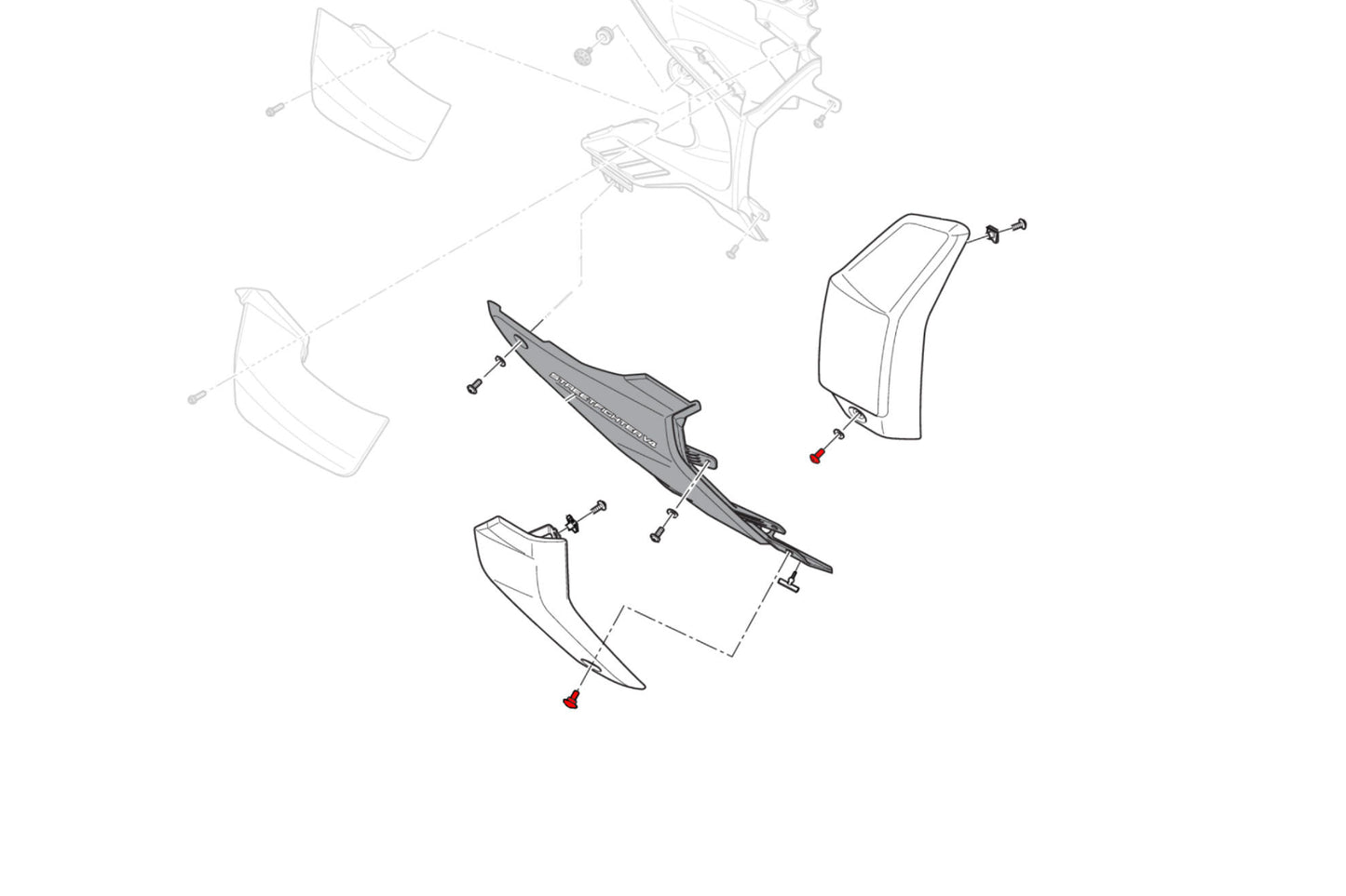 KV456 - CNC Racing Radiator Side Panel Screw Kit for the Ducati Streetfighter V4