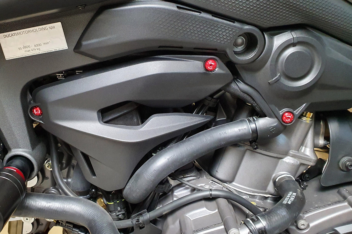 KV472 - CNC Racing Expansion Tank Screw Kit for the Ducati Monster 937