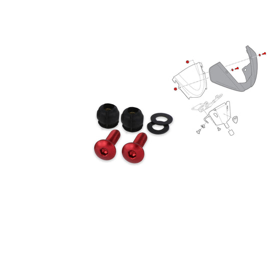 KV479 - CNC Racing - Windscreen Bolt Kit - Monster 937