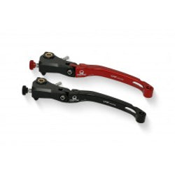LCR12 - CNC Racing PRAMAC RACING LIMITED EDITION Billet RACE Folding Adjustable Clutch Lever for Aprilia, Ducati, and MV Agusta F4 RR/RC - 190mm