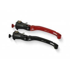 LCR12 - CNC Racing PRAMAC RACING LIMITED EDITION Billet RACE Folding Adjustable Clutch Lever for Aprilia, Ducati, and MV Agusta F4 RR/RC - 190mm