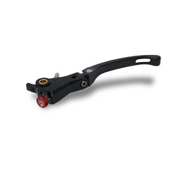 LCR12 - CNC Racing Carbon Fiber / Billet RACE Folding Adjustable Clutch Lever for Aprilia, Ducati, and MV Agusta F4 RR/RC - 190mm