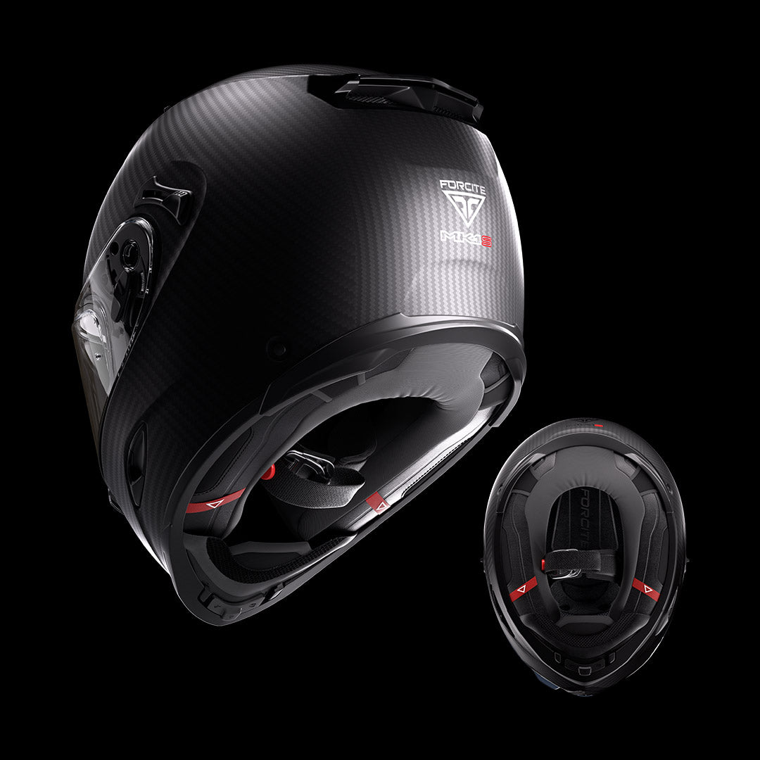 CLOSEOUT - Forcite MK1S Carbon Fiber Smart Helmet - Size S