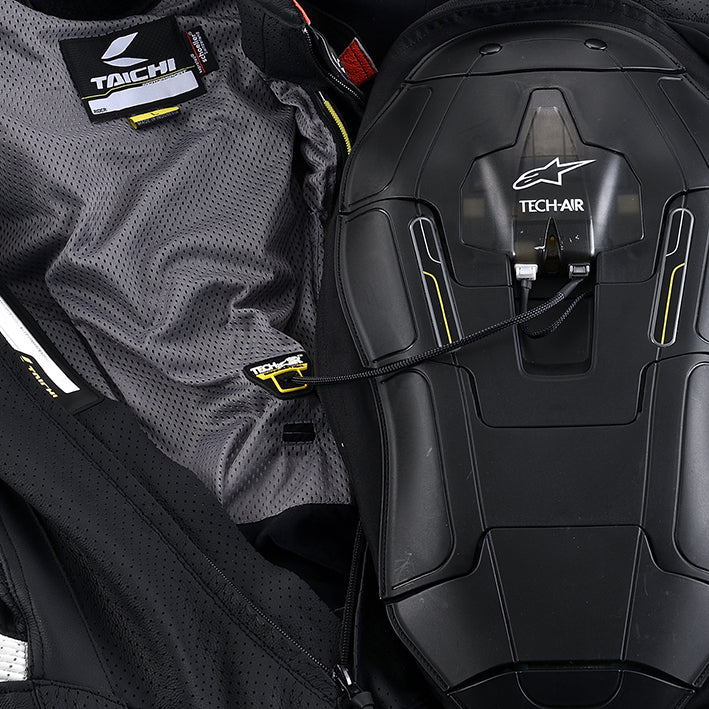 RS Taichi - GP-WRX R306 RACING SUIT TECH-AIR COMPATIBLE BLACK WHITE NXL306