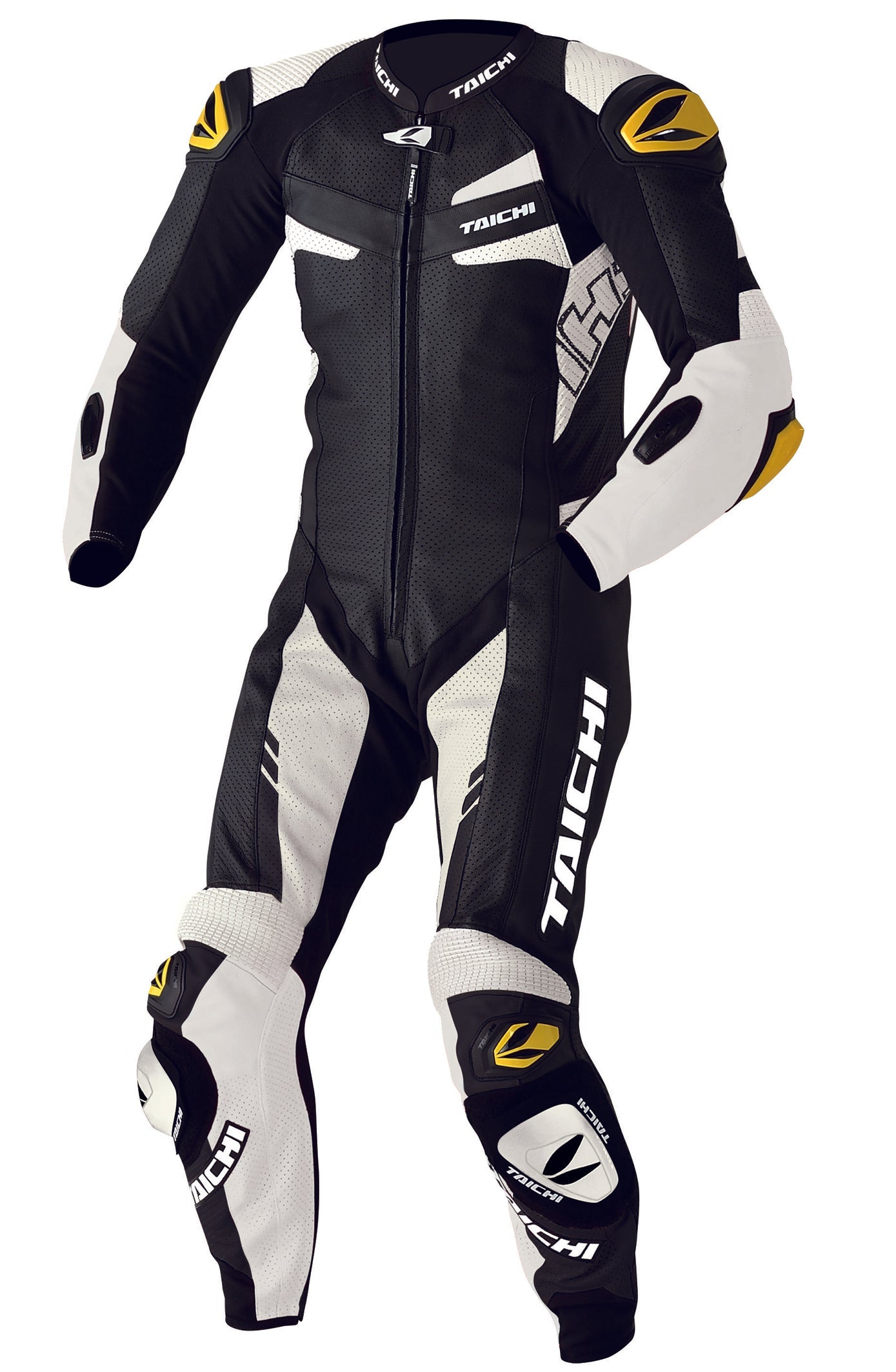 RS Taichi - GP-WRX R306 RACING SUIT TECH-AIR COMPATIBLE BLACK WHITE NXL306