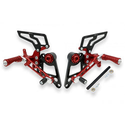 PE100 - CNC Racing Adjustable Rearsets for Ducati Monster 1100/796/696