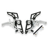 PE100 - CNC Racing Adjustable Rearsets for Ducati Monster 1100/796/696