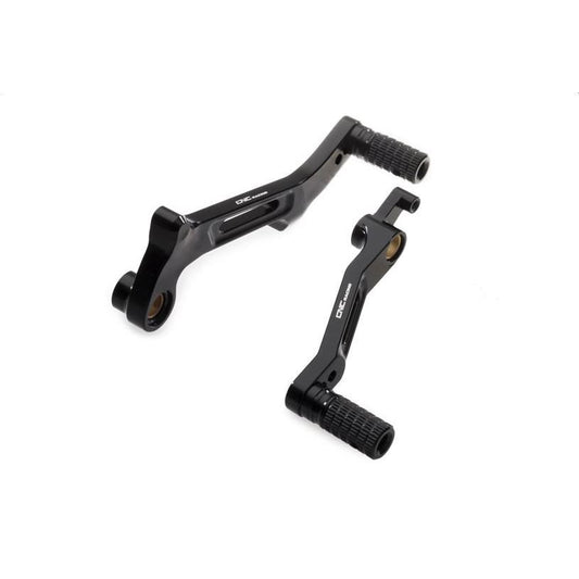 PE235 - CNC Racing 'Easy' Foot Lever Kit for Ducati Multistrada 1200 10-14 with Solid Toe Pegs