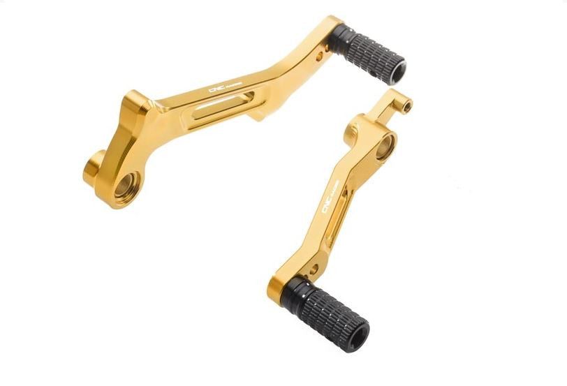 PE246 - CNC Racing 'Easy' Foot Lever Kit for Ducati Scrambler and M797 with Solid Toe Pegs