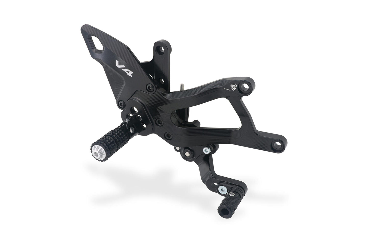 PE414 - CNC Racing Adjustable Rearset for the Ducati Panigale V4 / S (2025+)