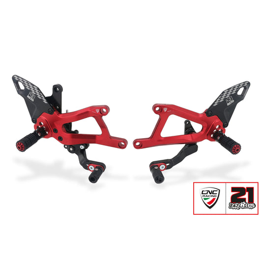 PE414TB - CNC Racing TROY BAYLISS LIMITED EDITION Adjustable Rearset for the Ducati Panigale V4 / S (2025+)