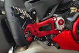 PE414TB - CNC Racing TROY BAYLISS LIMITED EDITION Adjustable Rearset for the Ducati Panigale V4 / S (2025+)