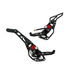 PE430B - CNC Racing Adjustable Rearsets For Ducati Hypermotard / Hyperstrada 821 and 939