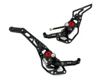 PE430B - CNC Racing Adjustable Rearsets For Ducati Hypermotard / Hyperstrada 821 and 939