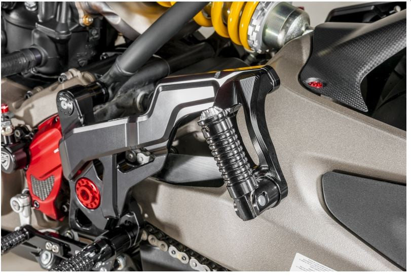 PE441B - CNC Racing TOURING Adjustable Rearsets for Ducati Monster 1200 and 821