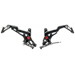 PE441B - CNC Racing TOURING Adjustable Rearsets for Ducati Monster 1200 and 821