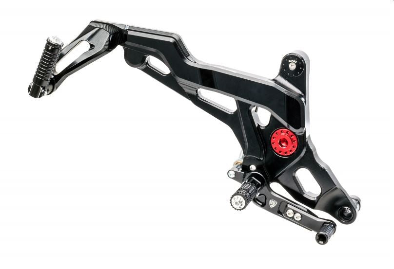 PE441B - CNC Racing TOURING Adjustable Rearsets for Ducati Monster 1200 and 821