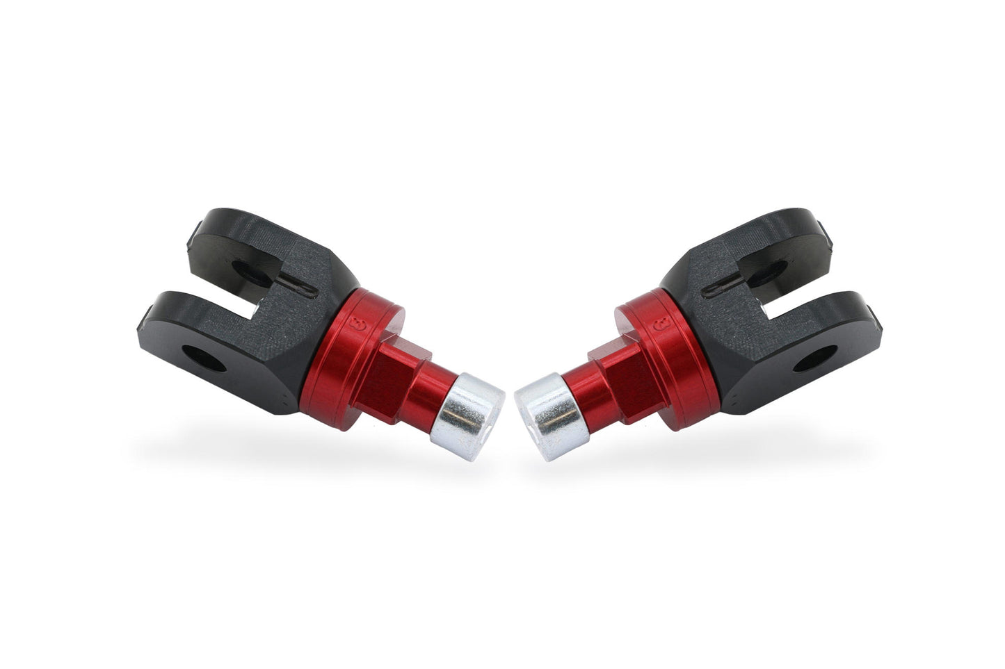 PEA22 - CNC Racing Advanced Adjustable Footpeg DRIVER Adapters For Touring Footpegs - Ducati Hypermotard 698 Mono