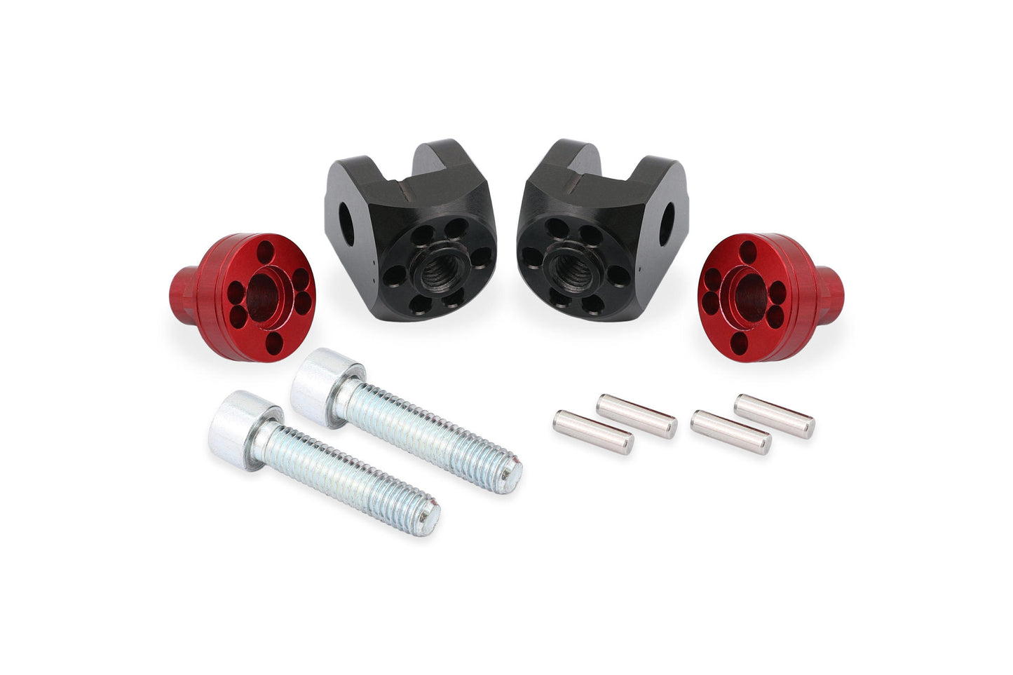 PEA22 - CNC Racing Advanced Adjustable Footpeg DRIVER Adapters For Touring Footpegs - Ducati Hypermotard 698 Mono