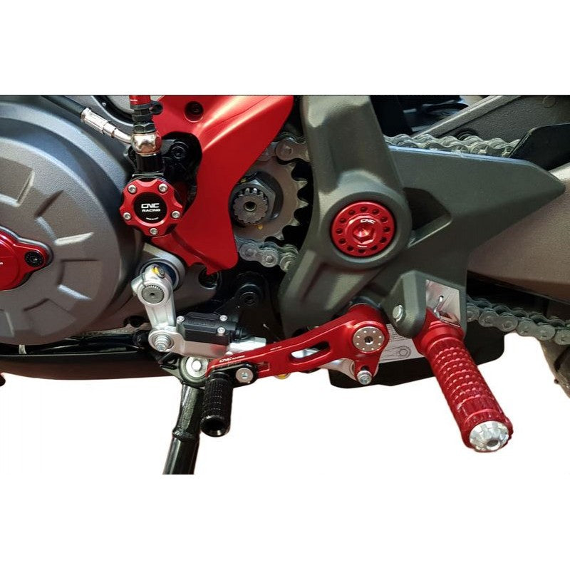 PEC01 - CNC Racing SLIDE Adjustable Foot Lever Kit for Ducati Monster 1200 / 821, and Supersport/S