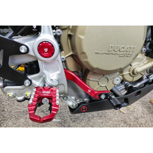 PEC08 - CNC Racing SLIDE Adjustable Rear Brake Lever Kit for Ducati Hypermotard 698 Mono