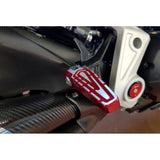 PEP04 - CNC Racing Bi Color Passenger Foot Pegs (pair) for XDiavel / Diavel 1260
