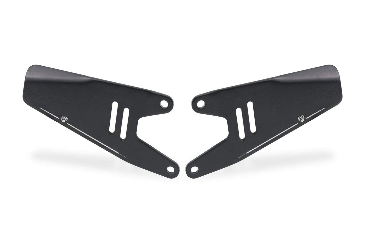 PES06B - CNC Racing Aluminum Heel Guard Kit for OE Rearsets For Ducati Hypermotard 698 Mono