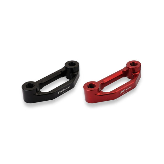 CLOSEOUT OS - CNC Racing Passenger Rearset / Foot peg Blanking Plate Set / Racing Tie Down Hooks for Ducati Panigale / Streetfighter V4 - Color Black
