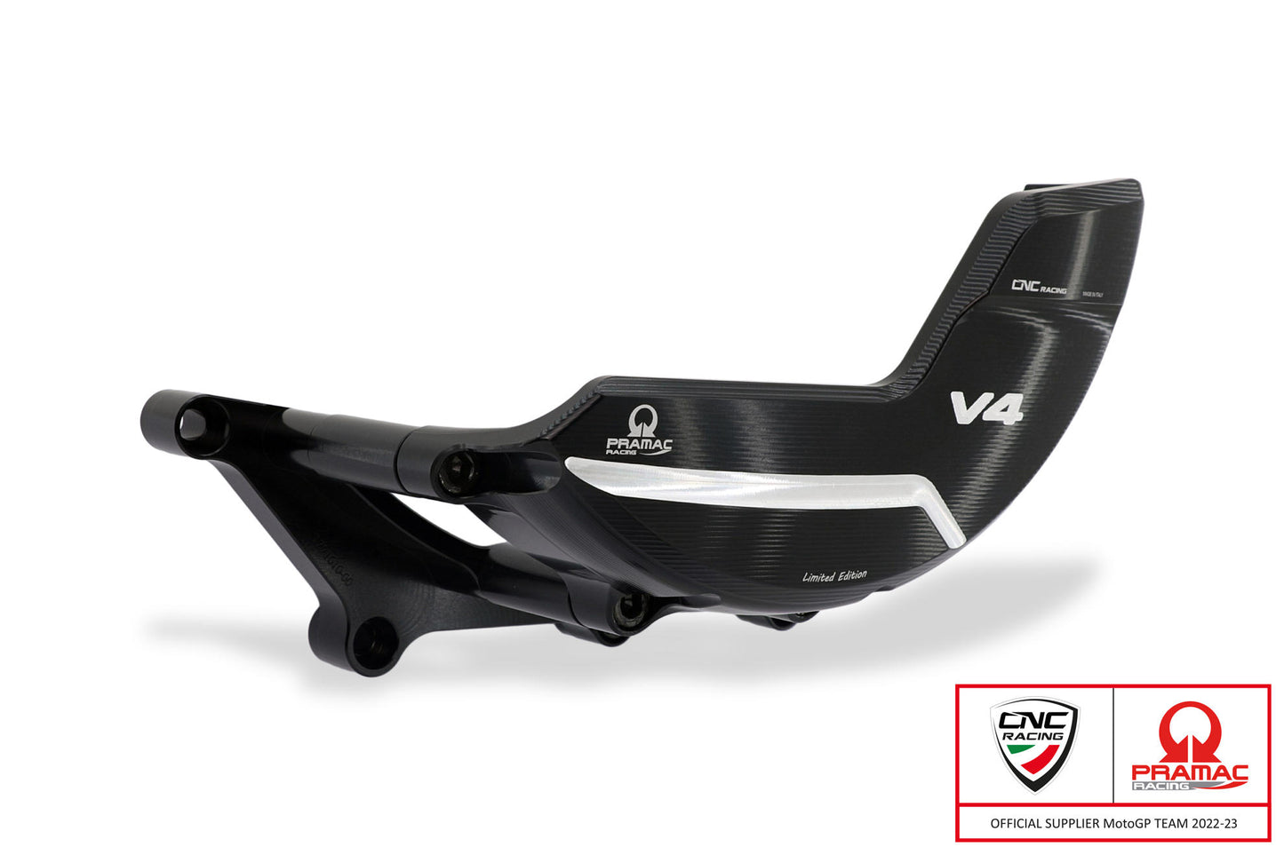 PR318BPR - CNC Racing PRAMAC RACING LIMITED EDITION Billet Clutch Protector for the Ducati Streetfighter / Multistrada V4