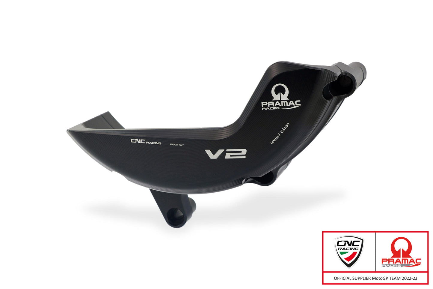 PR323BPR - CNC Racing PRAMAC RACING LIMITED EDITION RPS Generator Guard for Ducati Streetfighter V2