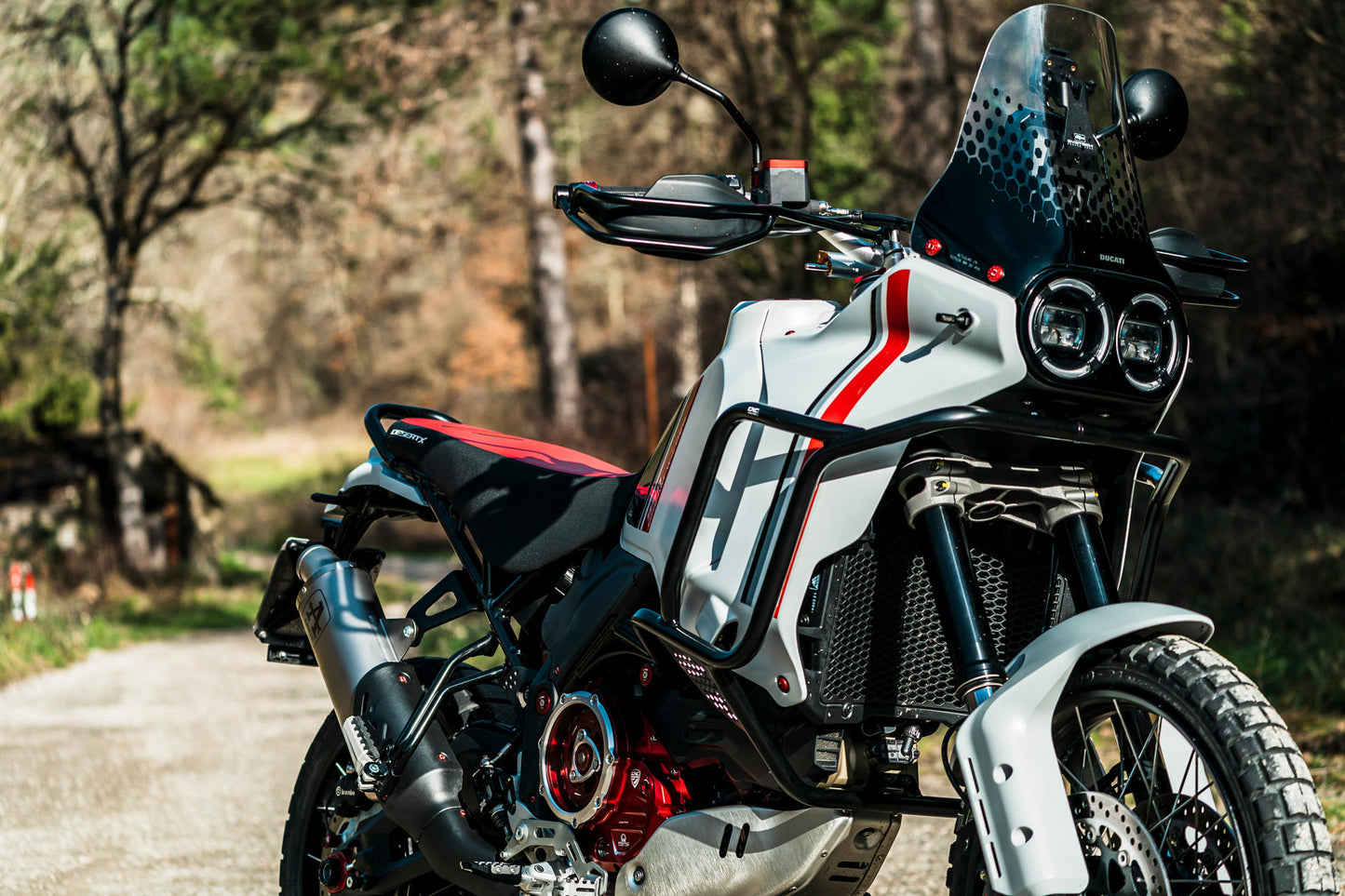 PR901B - CNC Racing Crash Bars Engine Protector for the Ducati DesertX