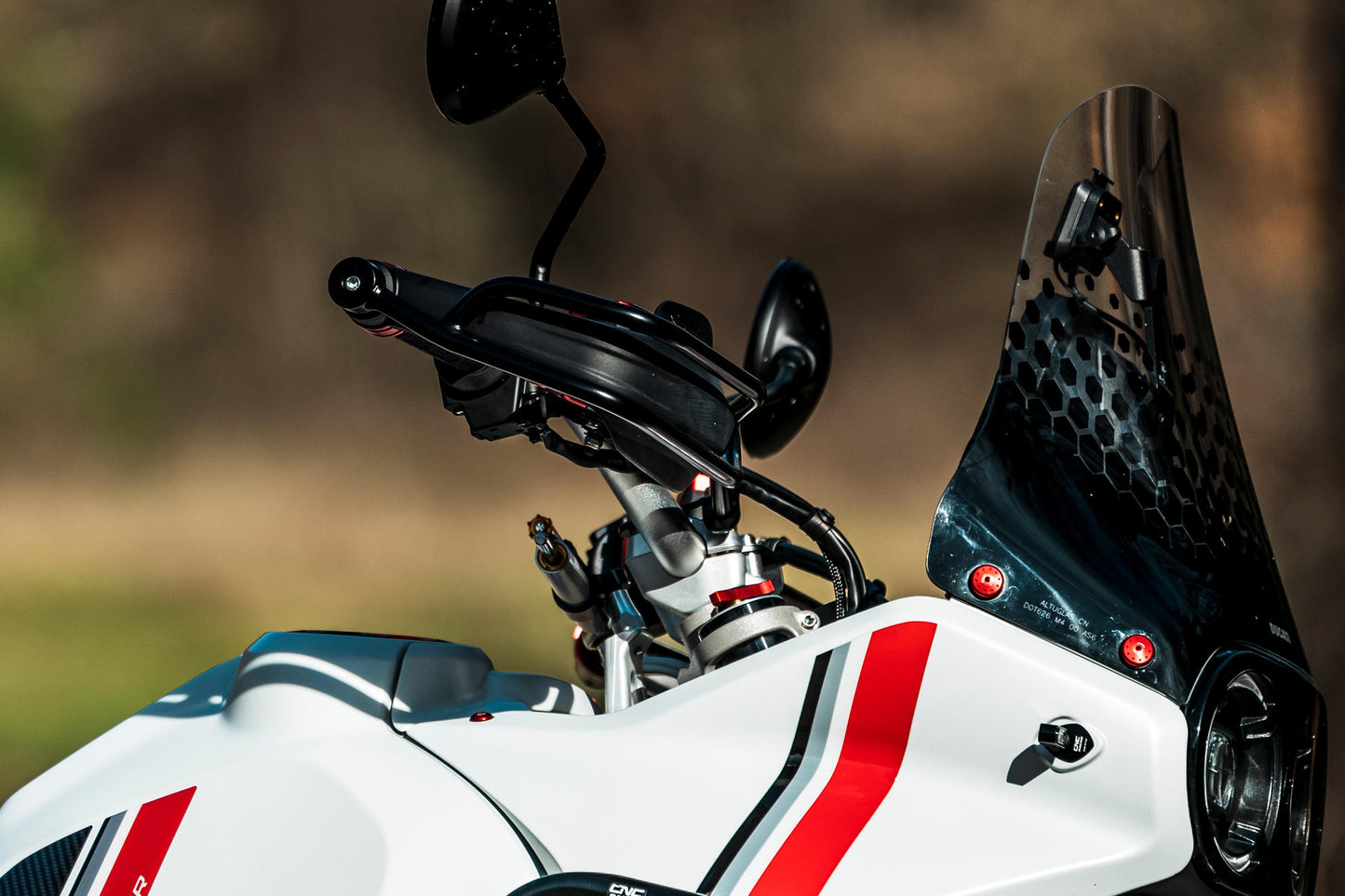 PR903B - CNC Racing Hand Guards for the Ducati DesertX