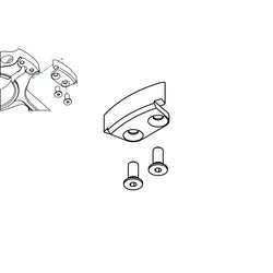 PSK02S - CNC Racing Steering Lock Extension for Upper Triple Clamp Kit PST16B for Ducati Panigale V2 (2020+)