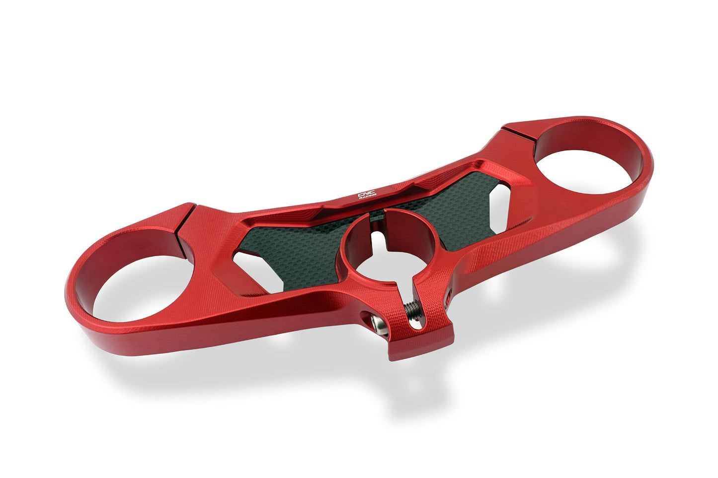 PST17 - CNC Racing Carbon Fiber Inlay Upper Triple Clamp Kit for Ducati Panigale V4 / S / R / Speciale