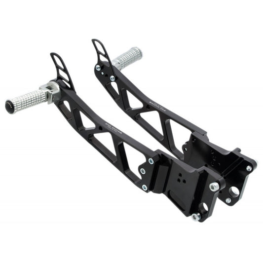 PE110B - CNC Racing Passenger Rearsets for Ducati Monster 1100/796/696