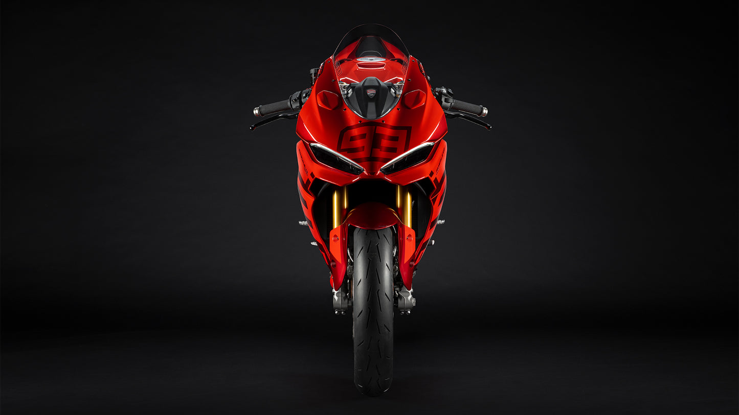 97382272AD - Mirror Hole Cover - Panigale V2 - RACING RED