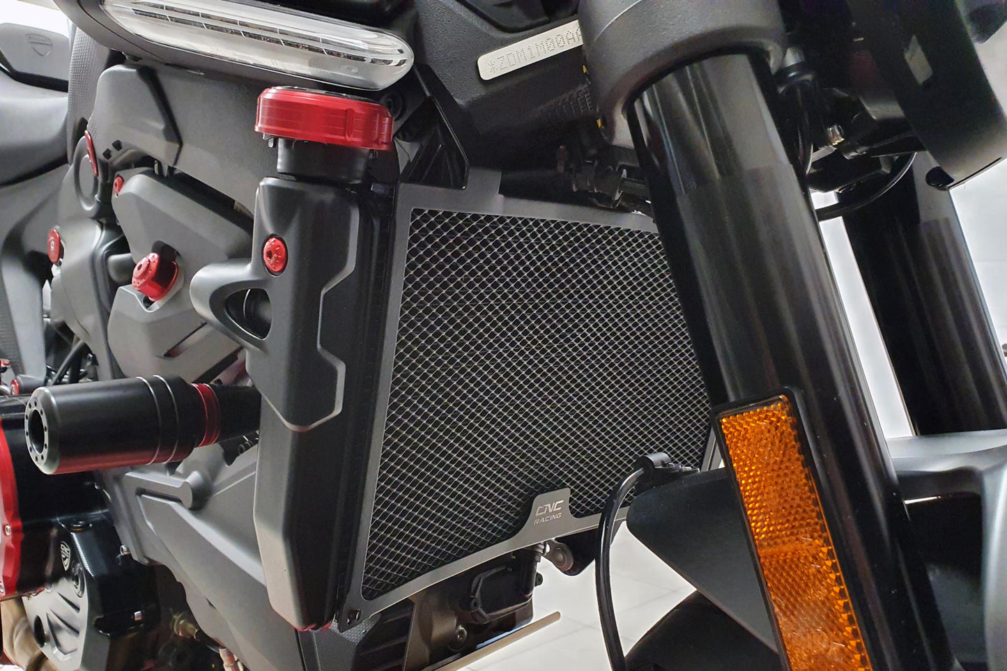 RA069B - CNC Racing Radiator Guard for Ducati Monster 937