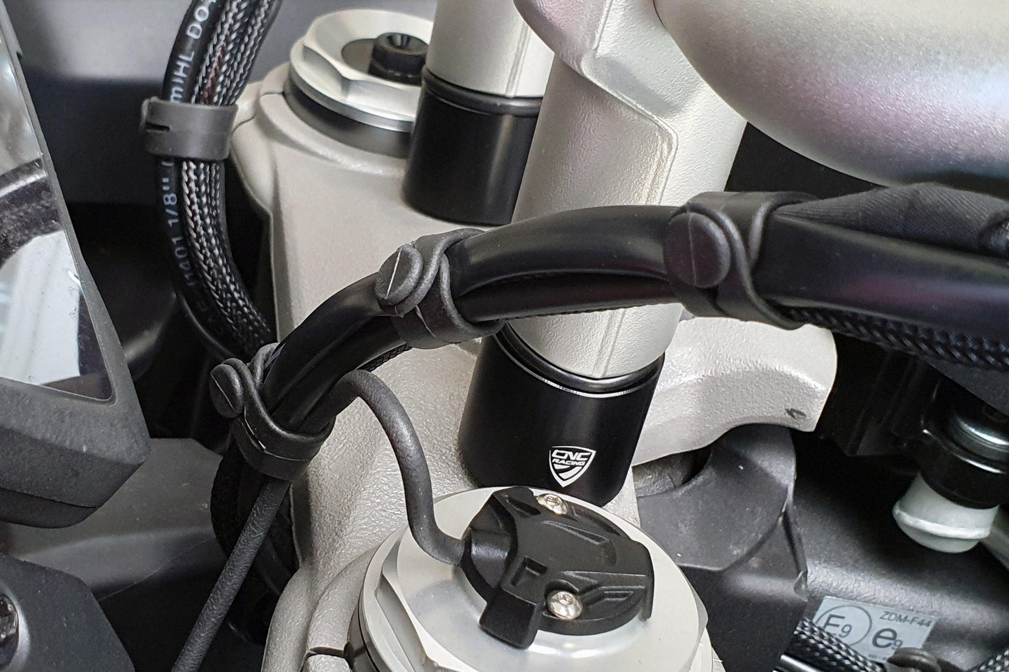 RM258 - CNC Racing 30mm Handlebar Clamp Spacer Kit for Ducati Multistrada V4