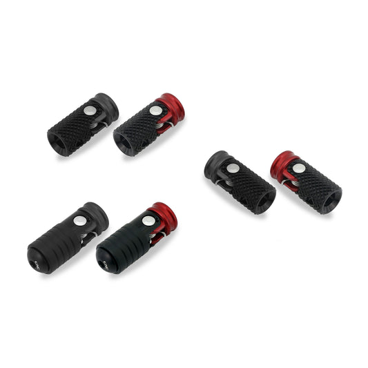 RP9 - CNC Racing - Toe Pegs for SLIDE lever Kits - FOLDING