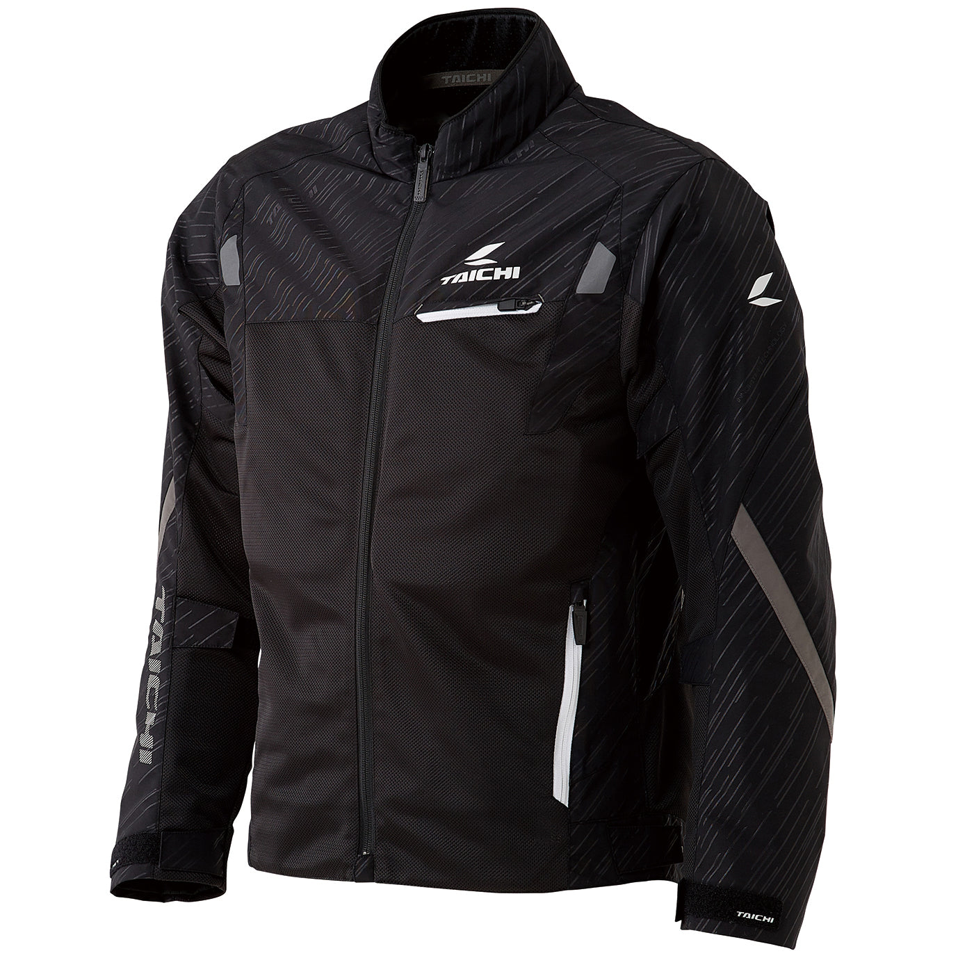 RS Taichi - TORQUE MESH JACKET BLACK/WHITE RSJ331