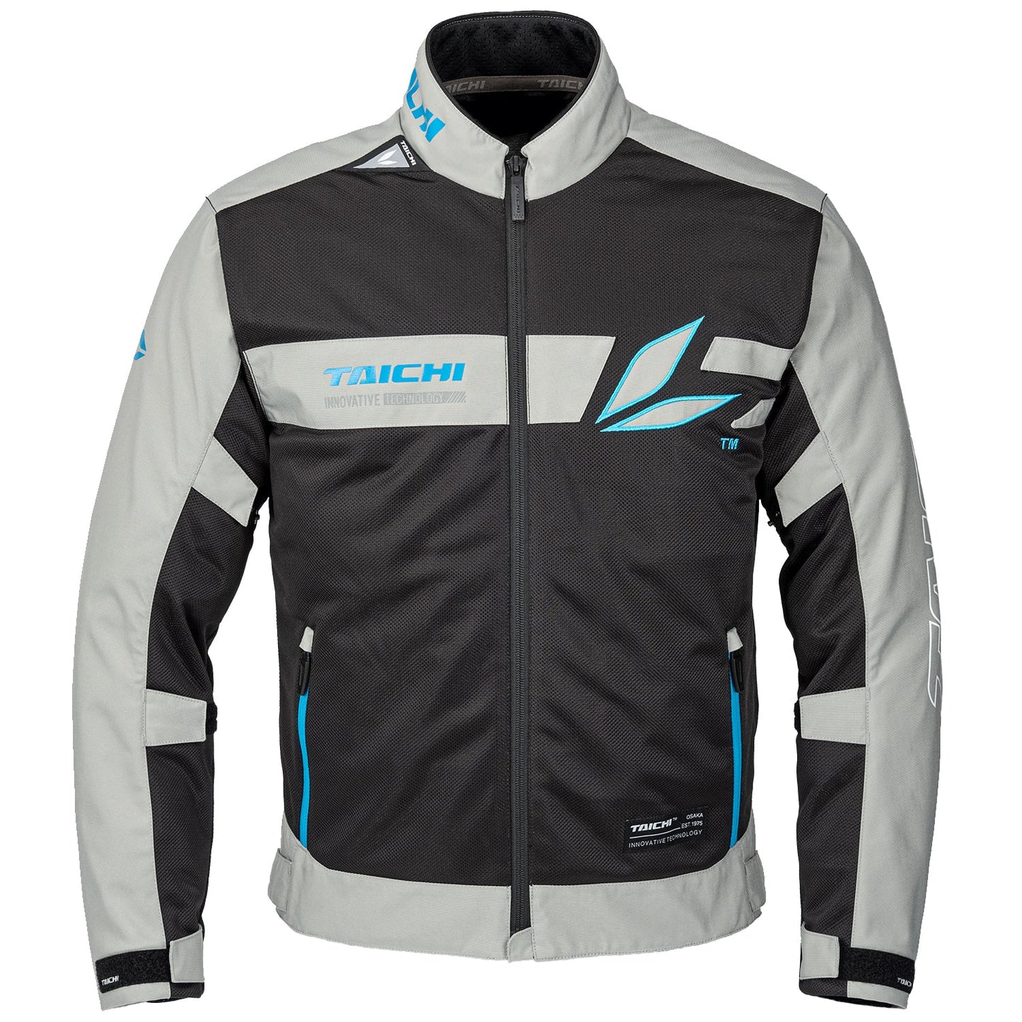 RS Taichi - RACER MESH JACKET GRAY/CYAN RSJ336