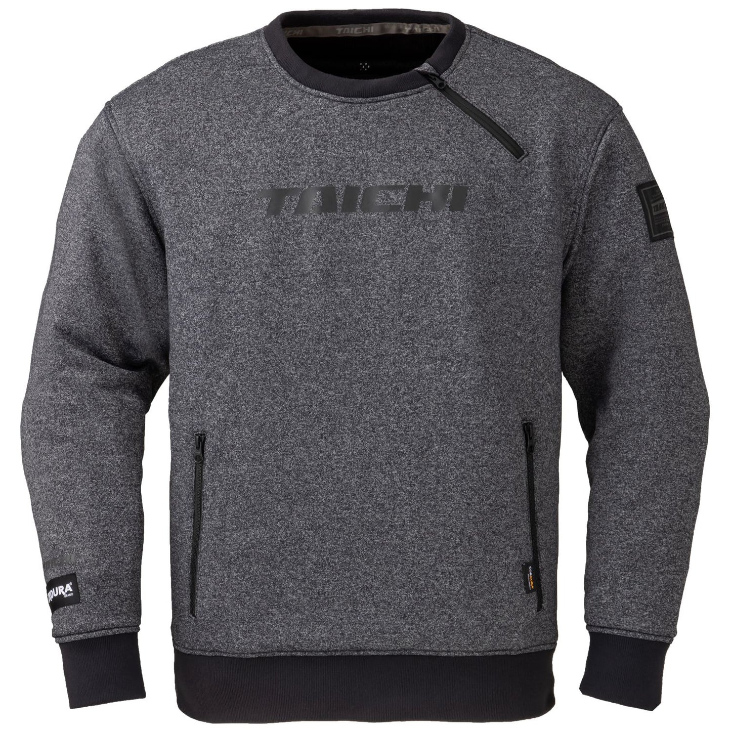 RS Taichi - CORDURA CREW NECK LOGO CHARCOAL RSJ349