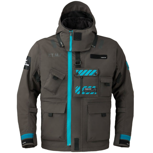 RS Taichi - MONSTER ALL SEASON PARKA GUNMETAL / CYAN RSJ726