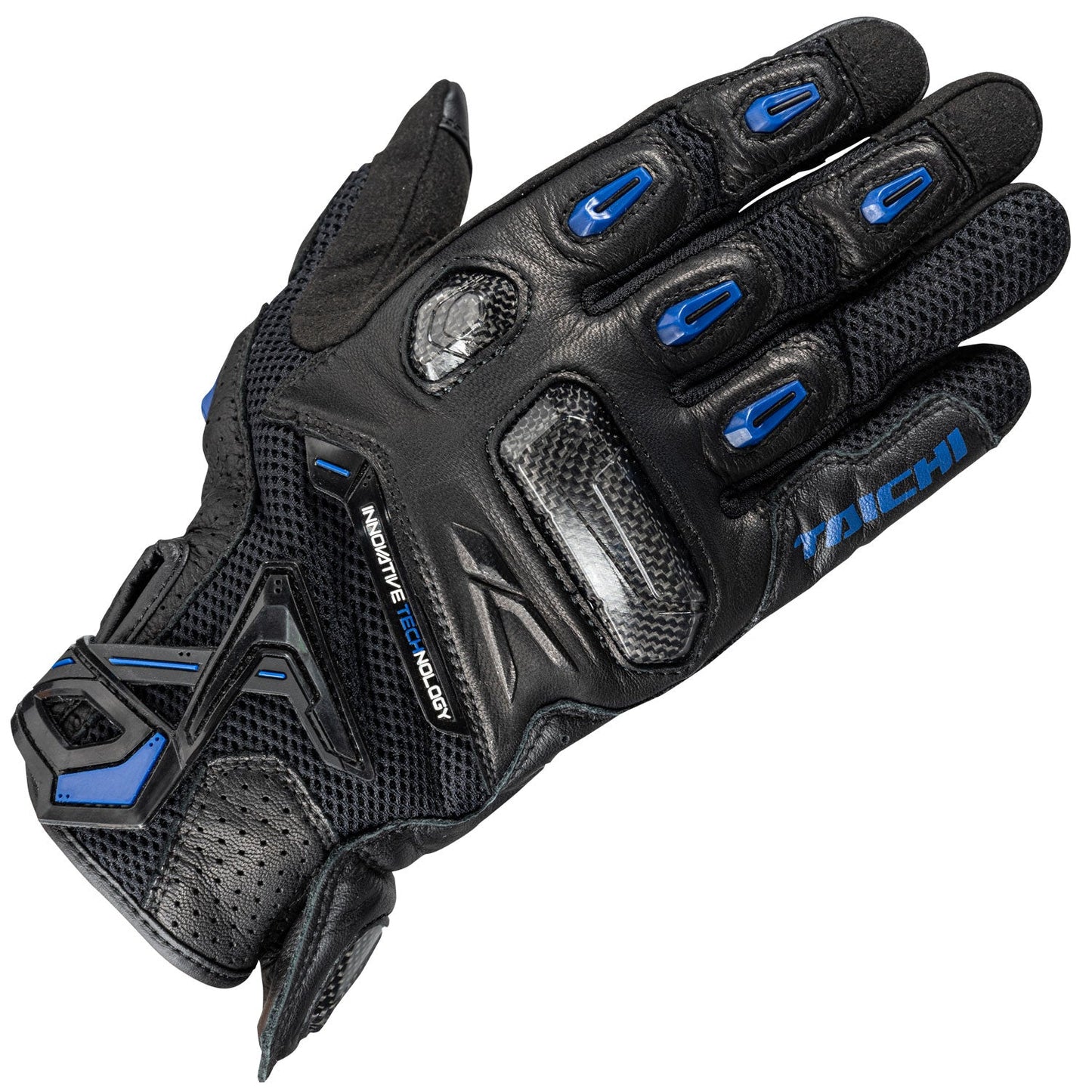 RS Taichi - RAPTOR MESH GLOVES BLACK/BLUE RST442