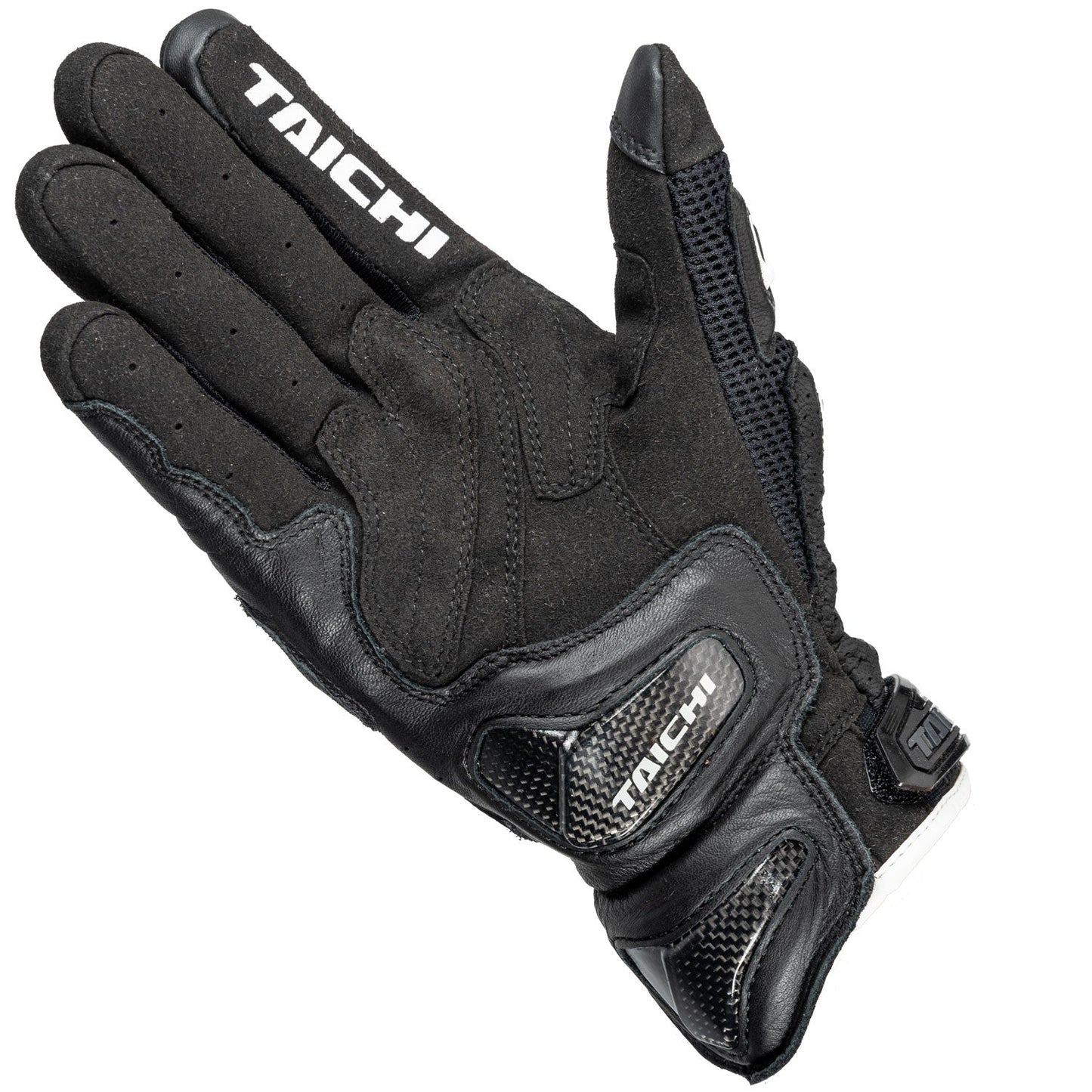 RS Taichi - RAPTOR MESH GLOVES BLACK/BLACK/WHITE RST442