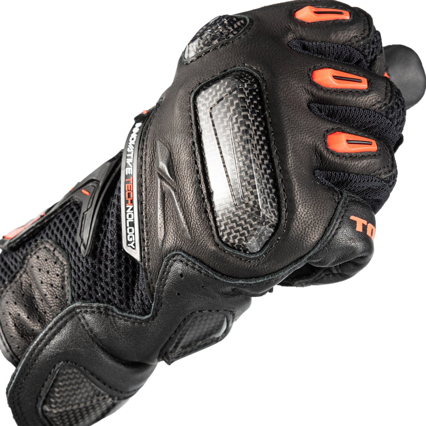 RS Taichi - RAPTOR MESH GLOVE BLACK/RED RST442