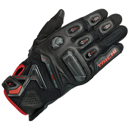 RS Taichi - RAPTOR MESH GLOVE BLACK/RED RST442