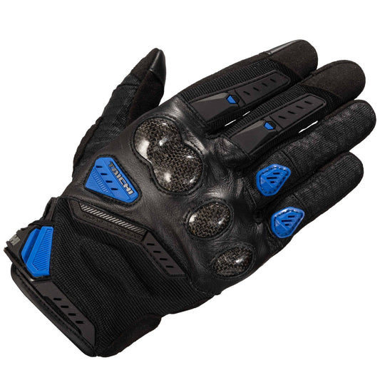 RS Taichi - VELOCITY MESH GLOVES BLACK/BLACK/BLUE RST444