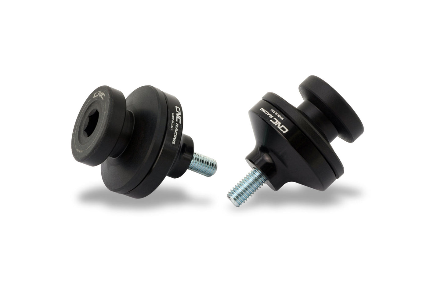 SC300 - CNC Racing Large Delrin / Aluminum Swing Arm Spools for Ducati Mulitstrada V4 / 950 / 1200 / 1260 Enduro (M8 size)