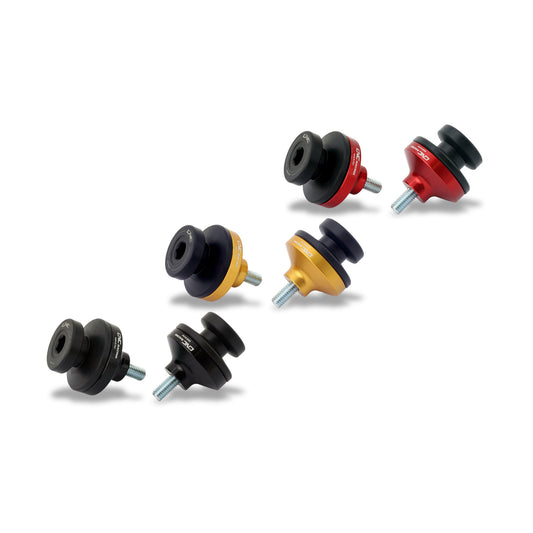 SC300 - CNC Racing Large Delrin / Aluminum Swing Arm Spools for Ducati Mulitstrada V4 / 950 / 1200 / 1260 Enduro (M8 size)